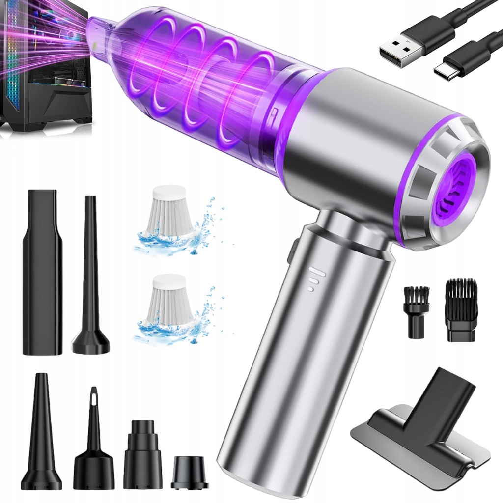 Elektrický Dmychadlo Stlačený Vzduch Kompresor Air Duster Na Prach 3 Rychlostní Stupeň