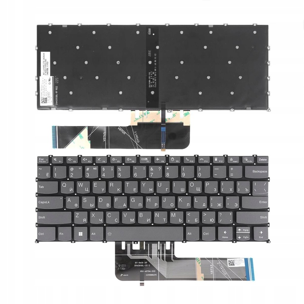 Klávesnice Pro Lenovo Yoga 7-14ITL5 7-14IIL05 7-14ARE Thinkbook 14 G2 Led Ru