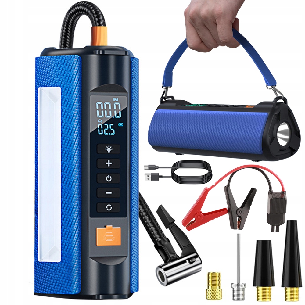Booster Startování Auta Jump Starter 10000MAH 2000A Powerbank 14.8V