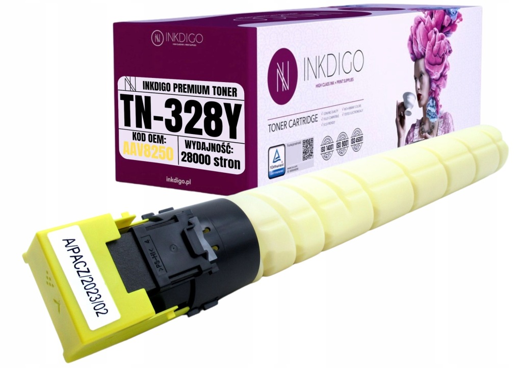 Toner Do Tiskárny Konica Minolta Bizhub C250i C300i C360i Náhrada TN328Y