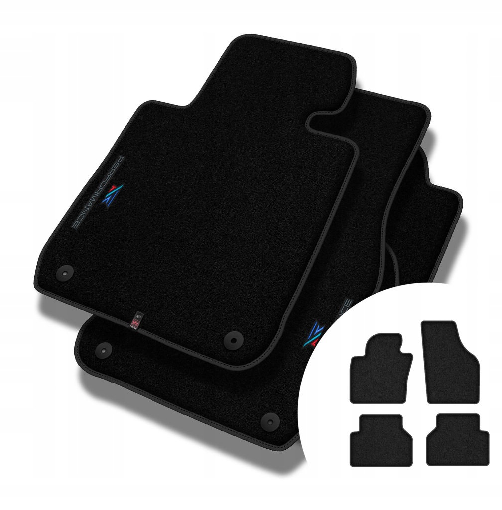 Velurové koberce Performance Premium pro Volkswagen Tiguan I 2007-2015