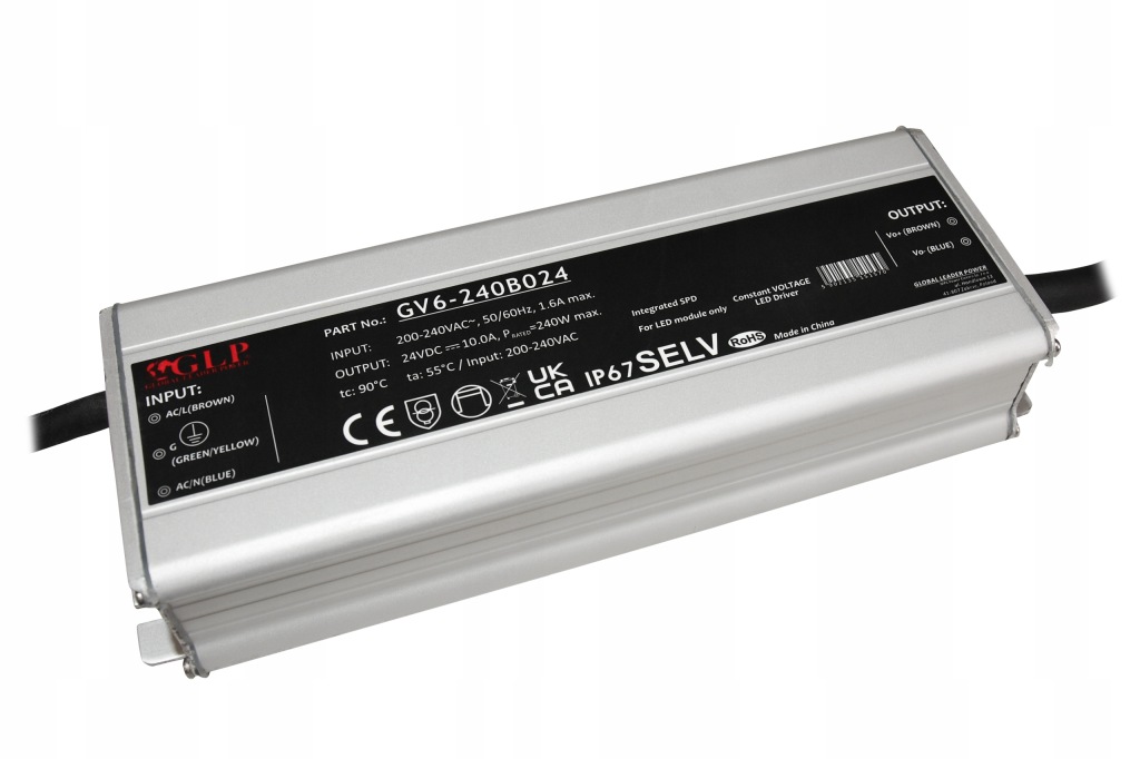 Glp Napájecí zdroj s konstantním napětím 240W 24V/10A GV6-240B024