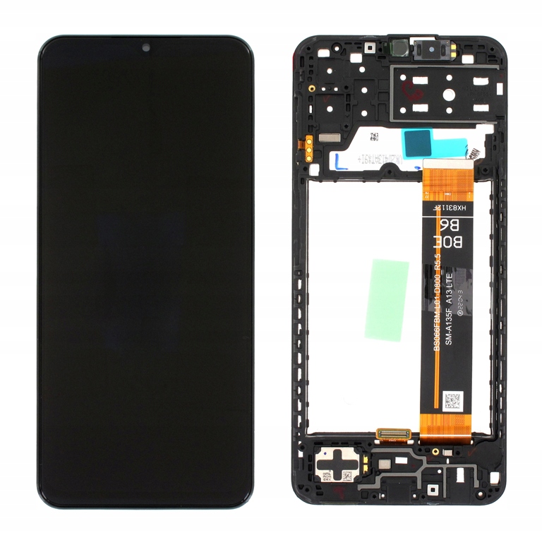 Org LCD displej Samsung A13 4G 2022 SM-A135 Černý S Rámečkem
