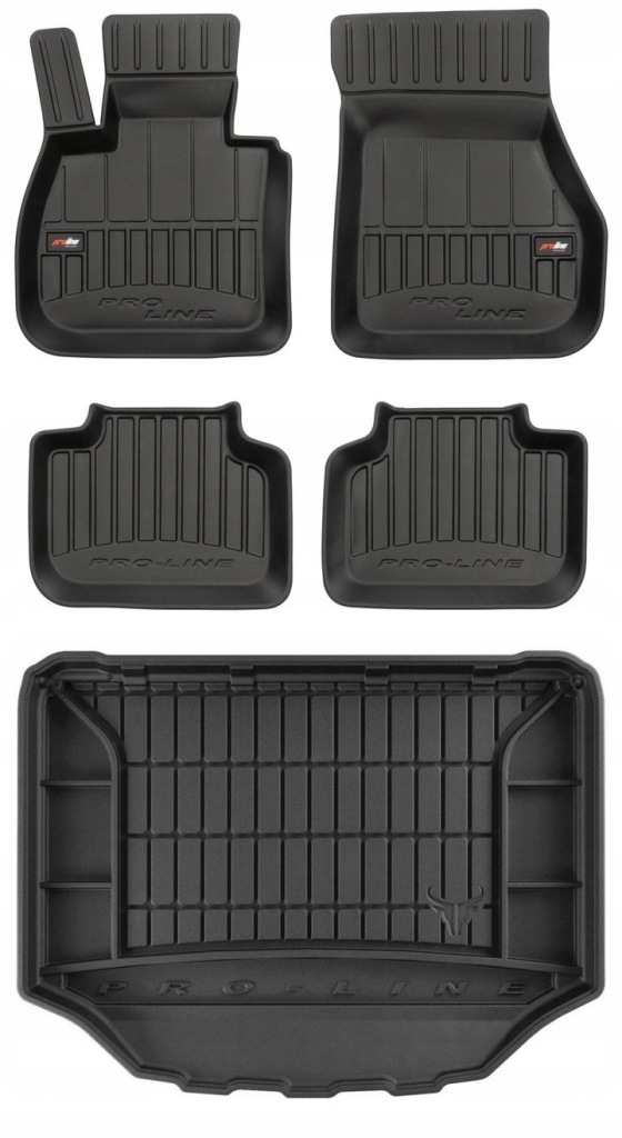 Set 3D Gumové rohože a rohože Bmw X2 F39 2018-2023 d