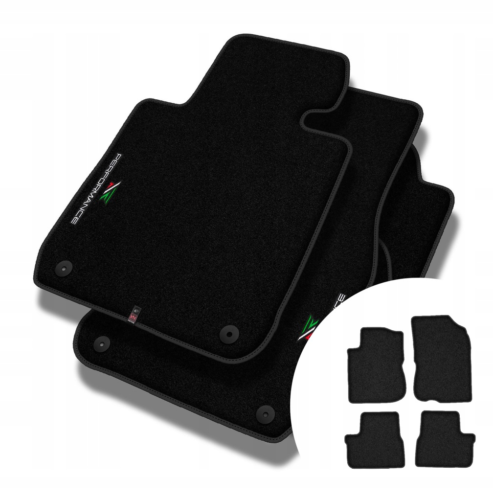 Velurové koberce Performance Premium pro Peugeot 208 I 2012-2019