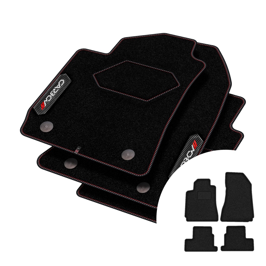 Velurové koberce Carbon pro Alfa Romeo Brera 2006-2010