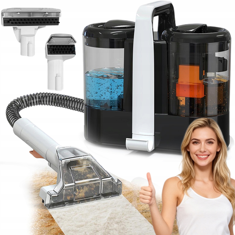 Vysavač 600 W 15 kPa pro praní koberců a pohovek