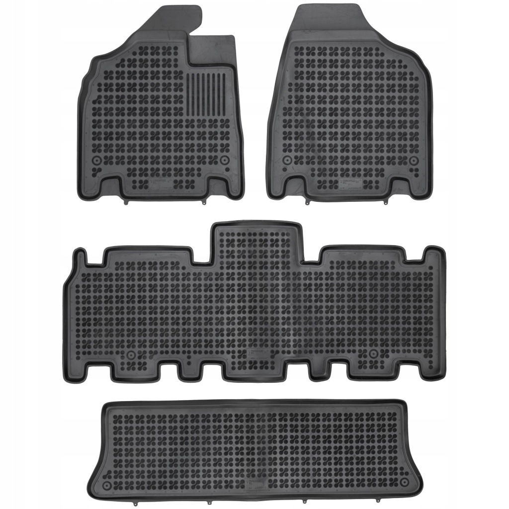 Gumové koberce Kia Carnival II 2005-2014 7 osob