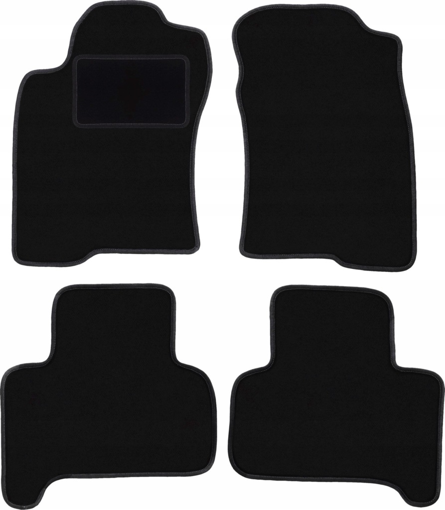 velurové autokoberce pro vůz Toyota Land Cruiser J120 5-dveře (2002-20)