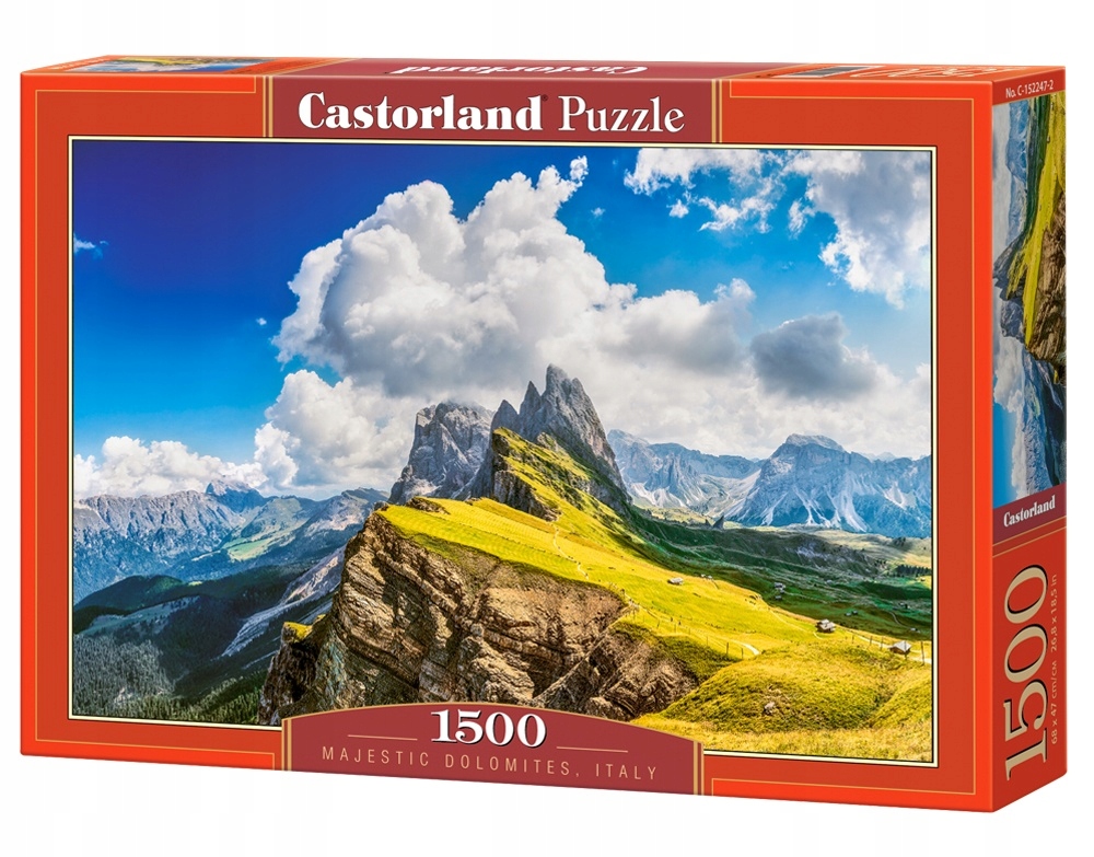 Hračka Pro Chlapce Dárek 12 Let Puzle Puzzle 1500 Majestic Dolomites