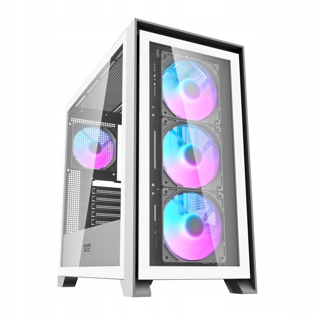 Skříň darkFlash DRX90 Glass atx midi tower gaming 4 Ventilátory aRGB