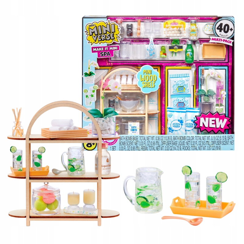 Miniverse Make It Mini Spa Sada Multipack 40 Prvků Zdraví Krása