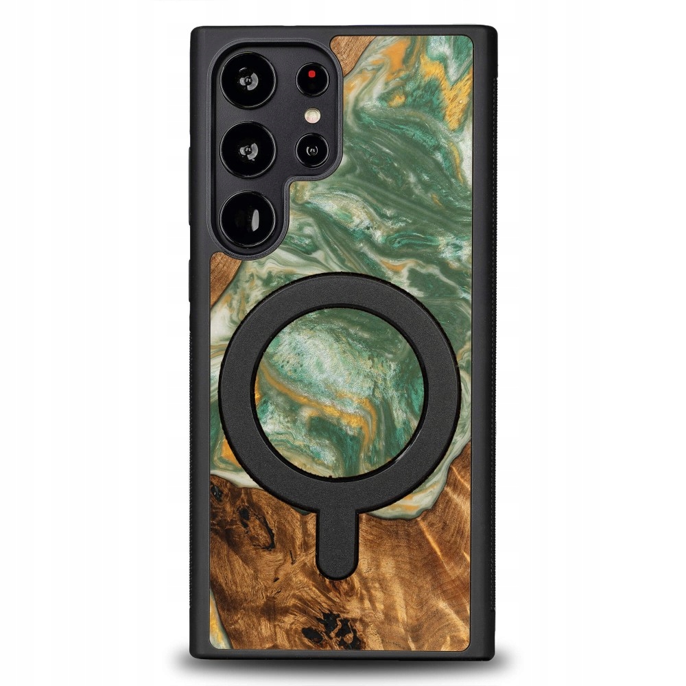 Pouzdro Bewood Unique pro Samsung Galaxy S23 Ultra 4 Živly Voda s MagSafe
