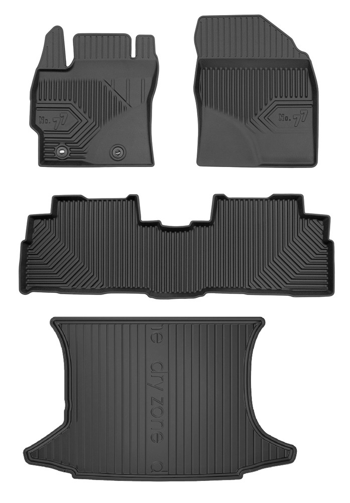 Set 77 Koberce a rohože Toyota Verso 2009-2018