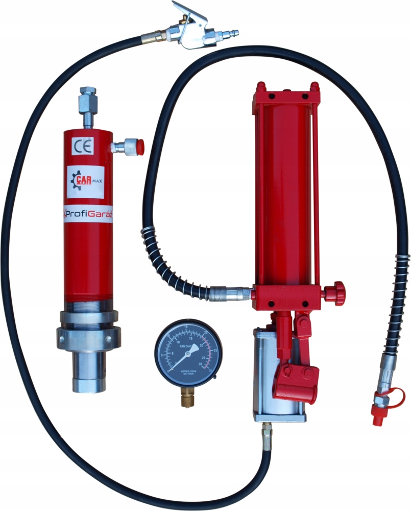 Pneumatická Pumpa – Hydraulická Pohon 20 T Manometr – Lis 20 Tun