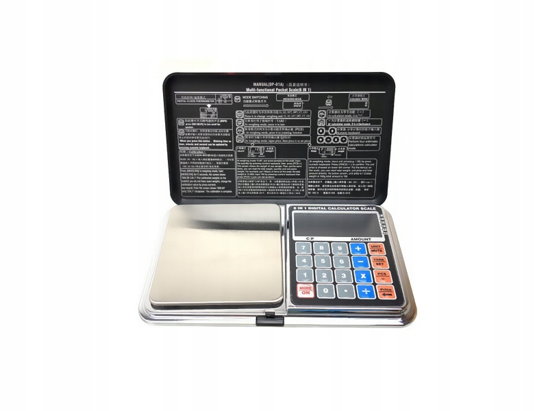 Elektronická Klenotnická Váha 0,01 g 500 g 6 v 1 LCD