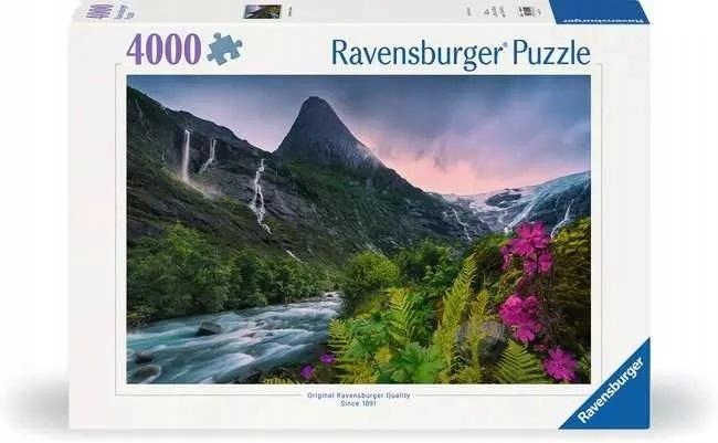 Dárek Pro Holčičku Hračka 14 Let Puzzle 4000 Horský potok Dárek