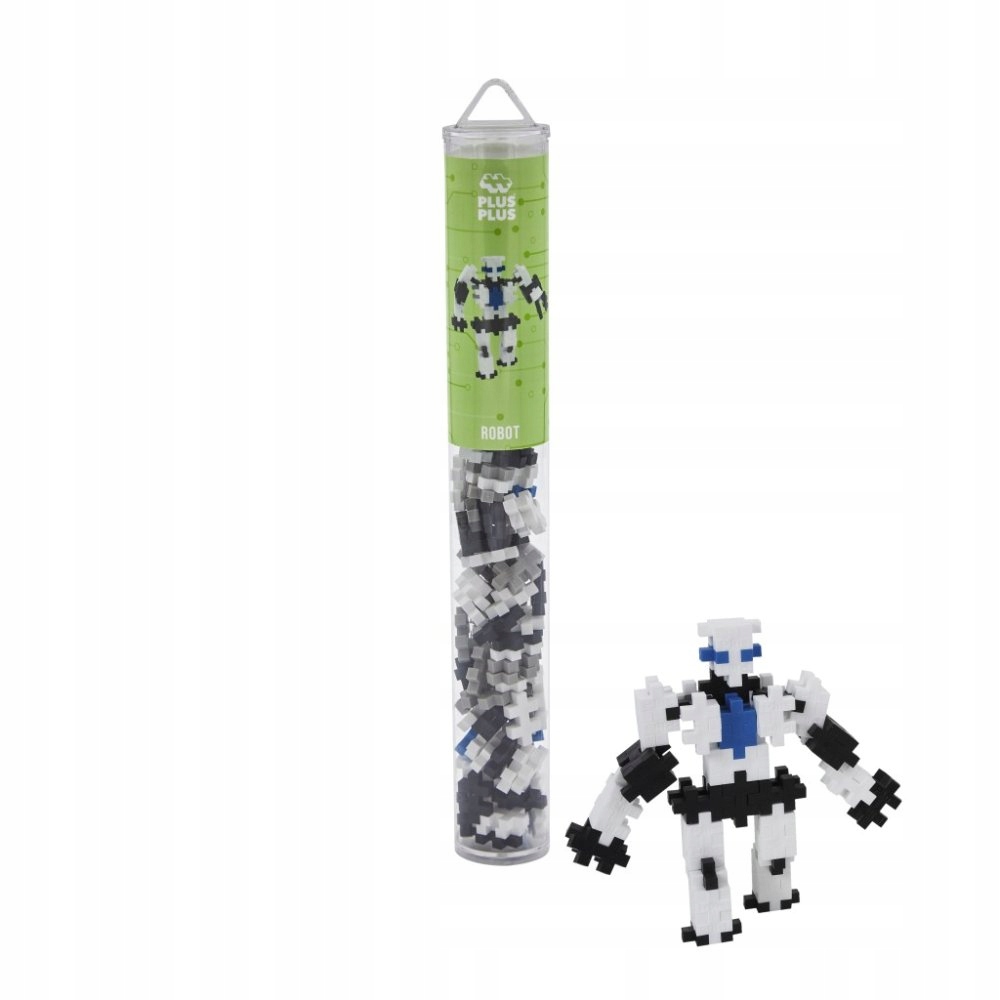 Stavebnice kostky Senzorická Hračka pro malé děti na stavění Robot 100