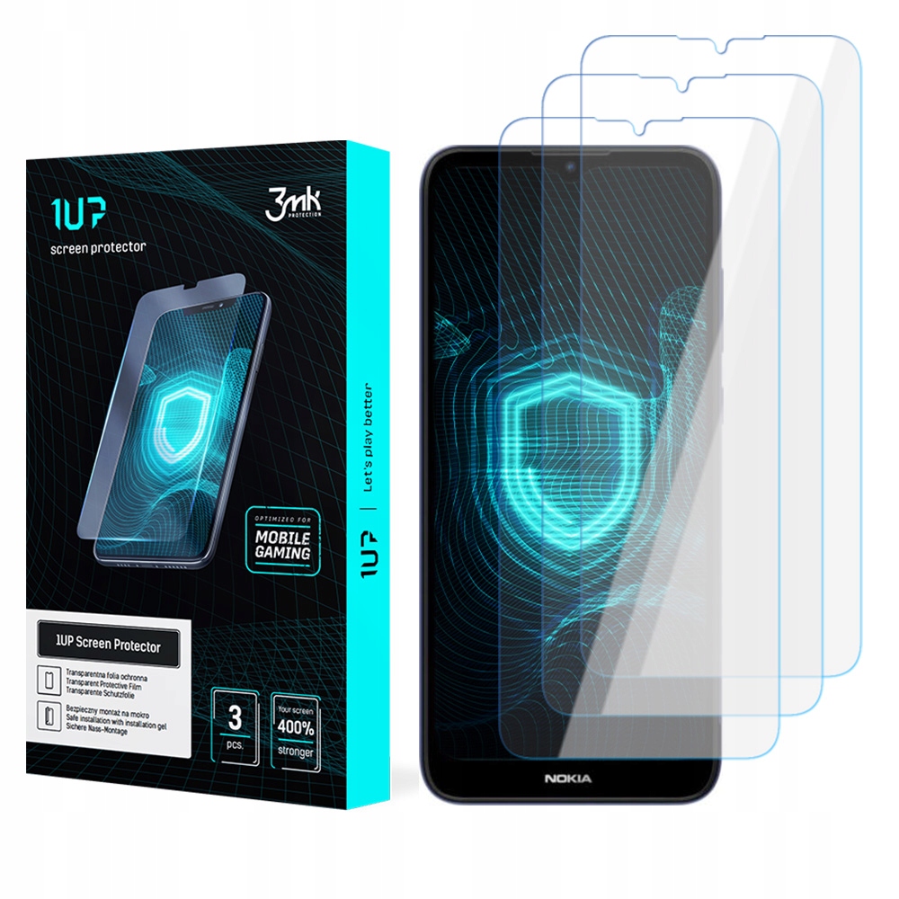 3x Fólie pro hráče 3mk 1UP pro Nokia C21