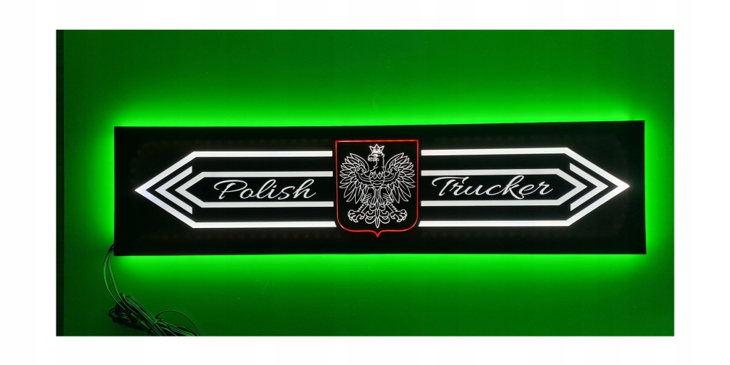 Led tabule Polish Trucker nad postel s osvětlením kabiny Tir Lkw