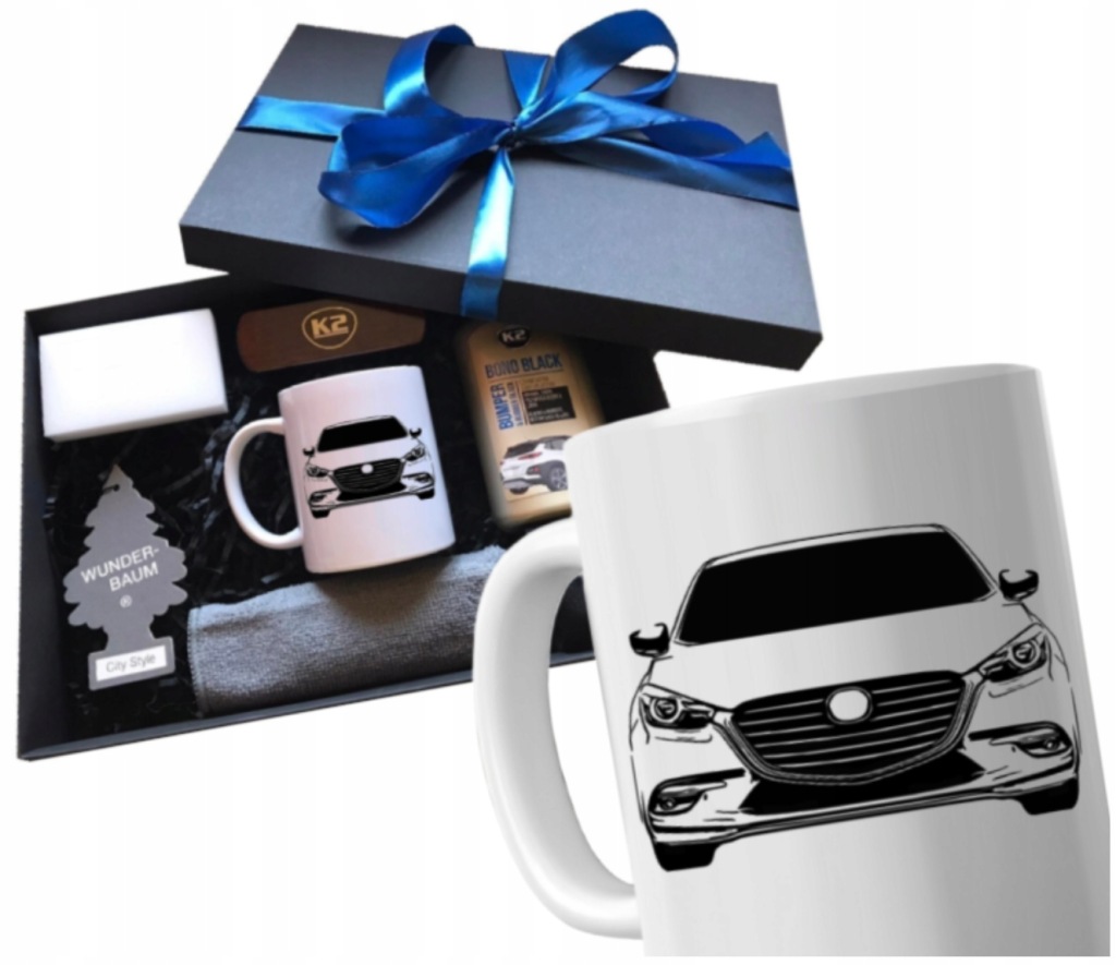 Dárek box s hrnkem pro řidiče auta Mazda sada k narozeninám pro něj