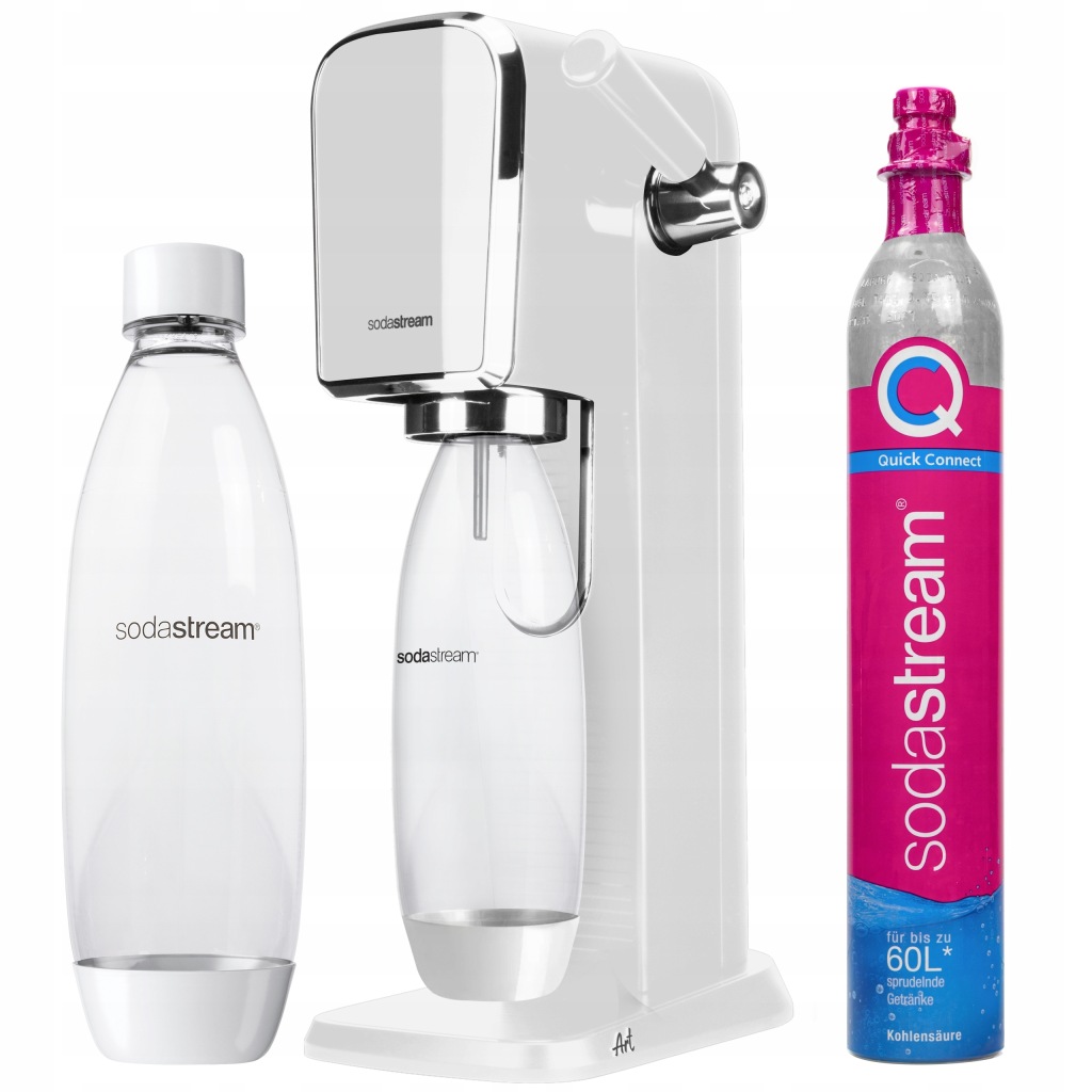 Výrobník Sody Pro Výrobu Sody Soda Stream Art Bílý
