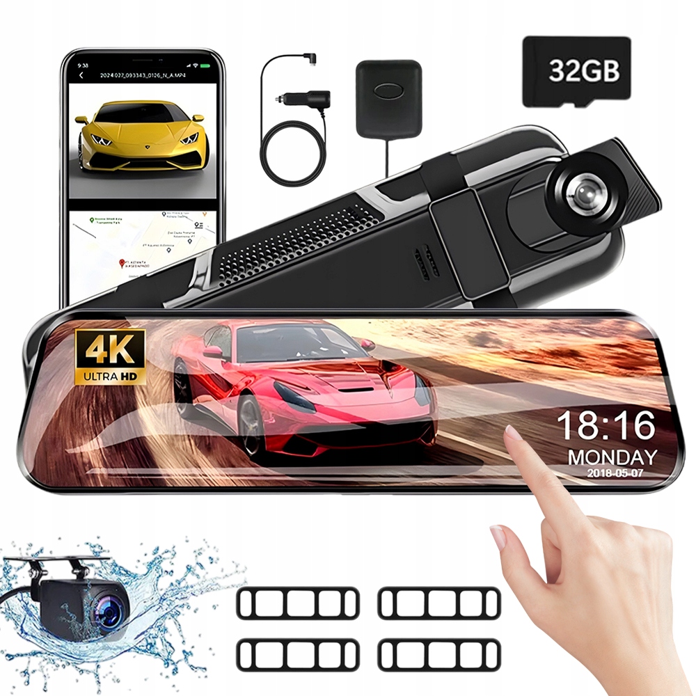 Autokamera Videorekordér Automobilová Couvací Kamera Videorekordér