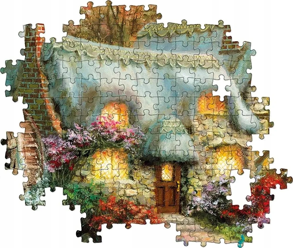 Hobby logická Skládačka Puzzle Manuální hra 1500 dílků Country Retreat