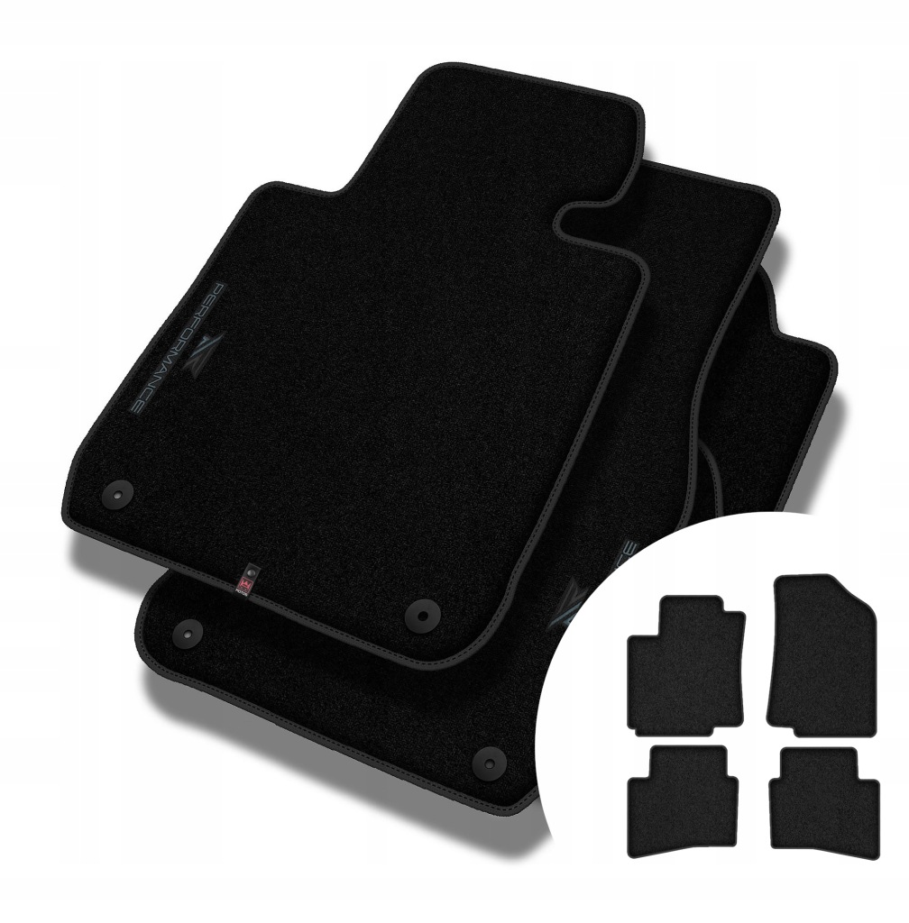 Velurové koberce Performance pro Kia Rio III 2011-2016