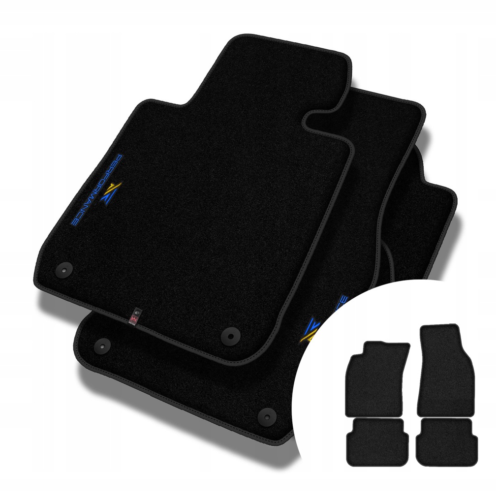 Velurové koberce Performance Premium pro Audi A6 C6 2004-2011