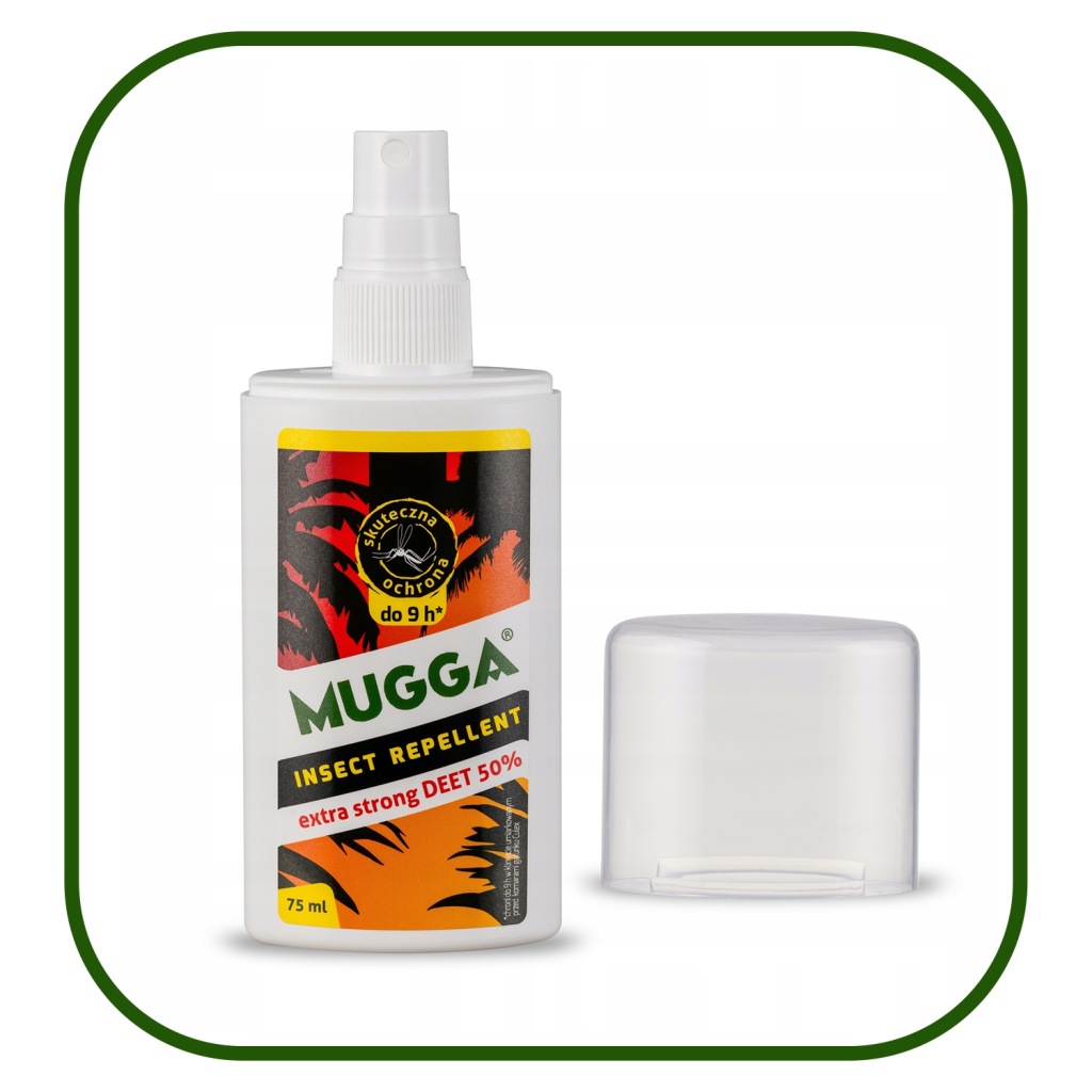 MUGGA Strong repelentas nuo uodų ir erkių su 50 % DEET, 75 ml – kelionėms – nuotrauka 14