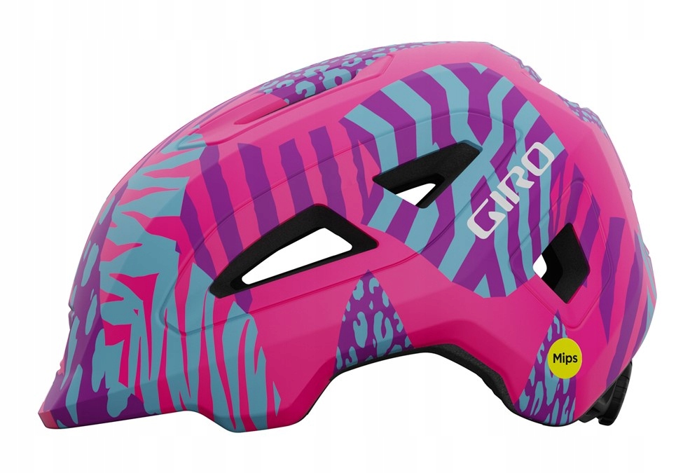 Dětská přilba Giro Scamp II Mips matte pink animal, velikost S 49-53 cm