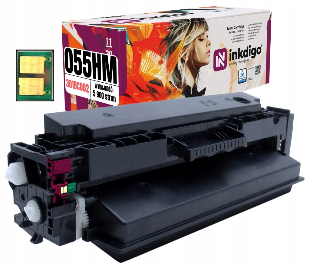 Náhradní toner 055H pro Canon MF742CDW s Čipem