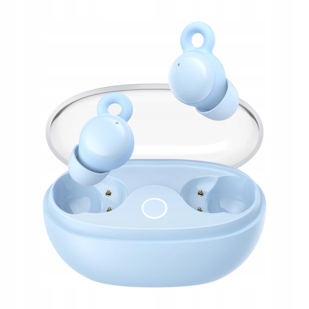 Bezdrátová Bluetooth Sluchátka Do Uší S Pouzdro, Modrá