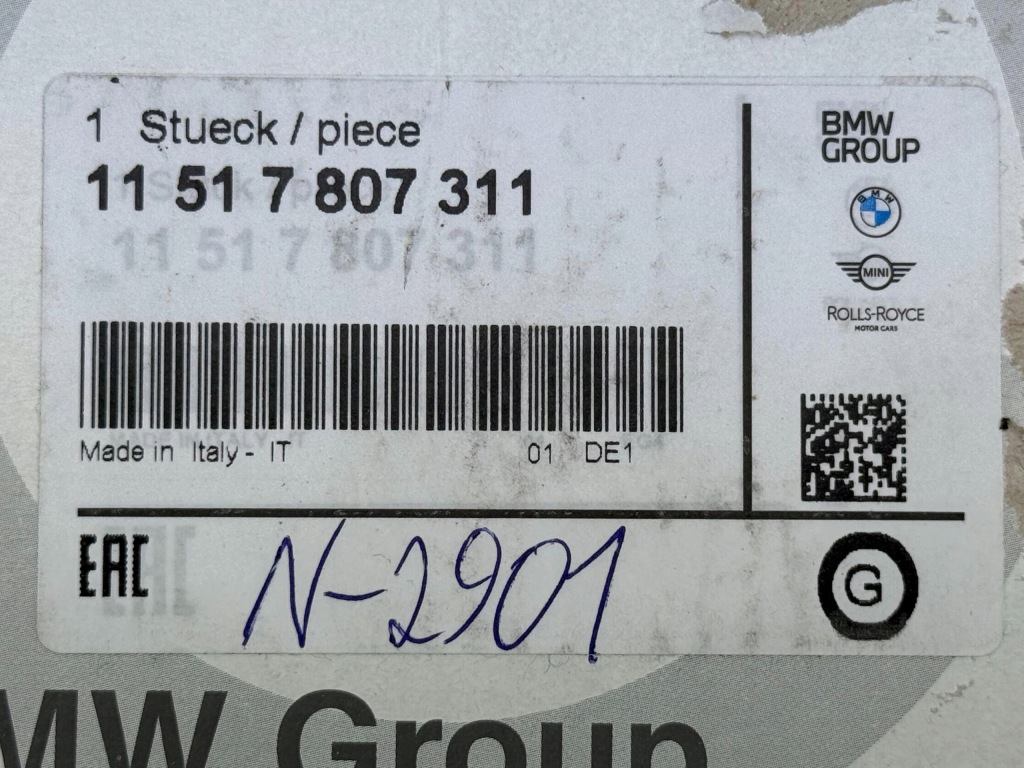 BMW E60 E81 E84 E88 E90 N47 Pompa Płynu Chłodzącego Wody Nowa OE 7807311 — zdjęcie 6