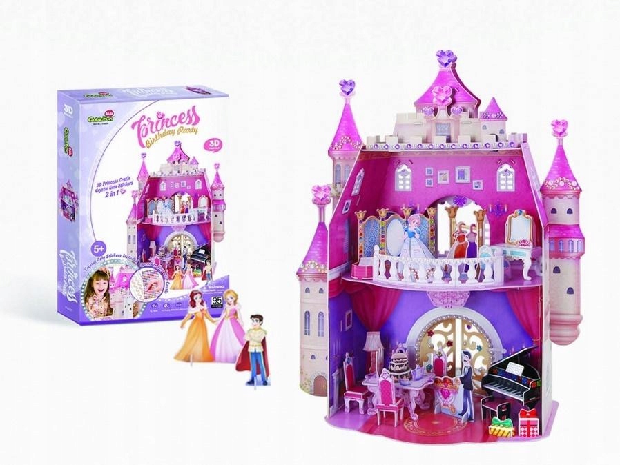 Puzzle Prostorové Narozeniny Princezny Pěkné