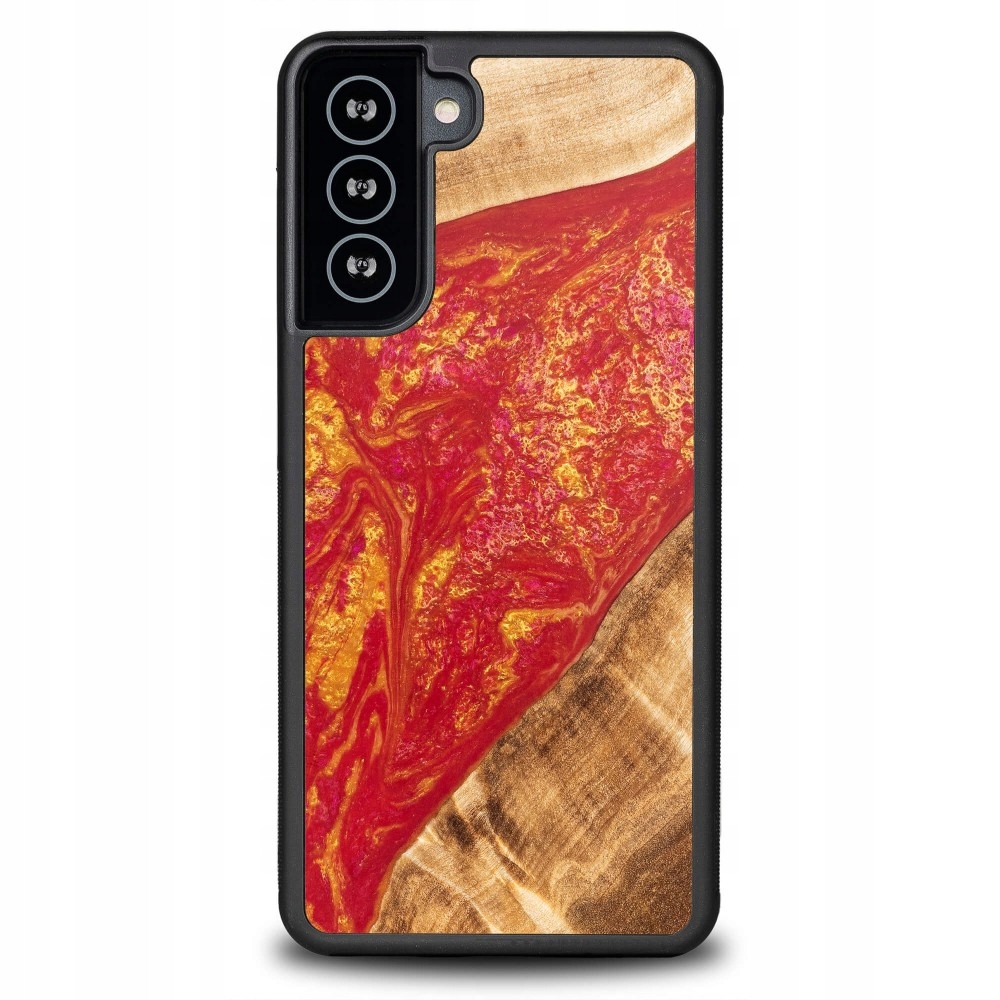 Pouzdro Bewood Unikátní pro Samsung Galaxy S21 Plus Neony Paříž