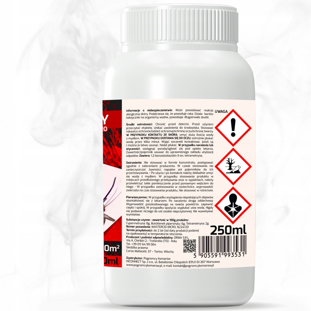 Koncentratas purškimui nuo uodų ir mašalų sodui, 250 ml – sezoninei apsaugai – nuotrauka 50