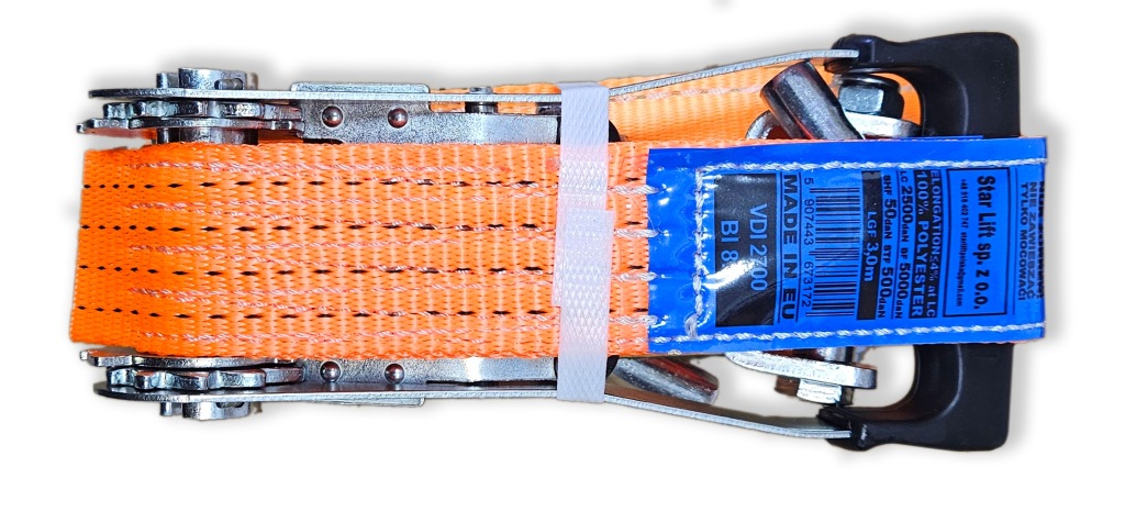 Přepravní pásy autopřepravník vdi 2700 3 m 50 mm, otočné háky