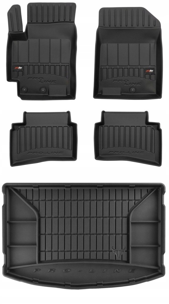 Set 3D gumové rohože Kia Rio 4 Hb od roku 2017