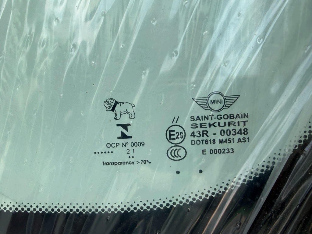 MINI R55 R56 Szyba Czołowa Przednia Saint-Gobain Sekurit Nowa OE 2753977 — zdjęcie 4