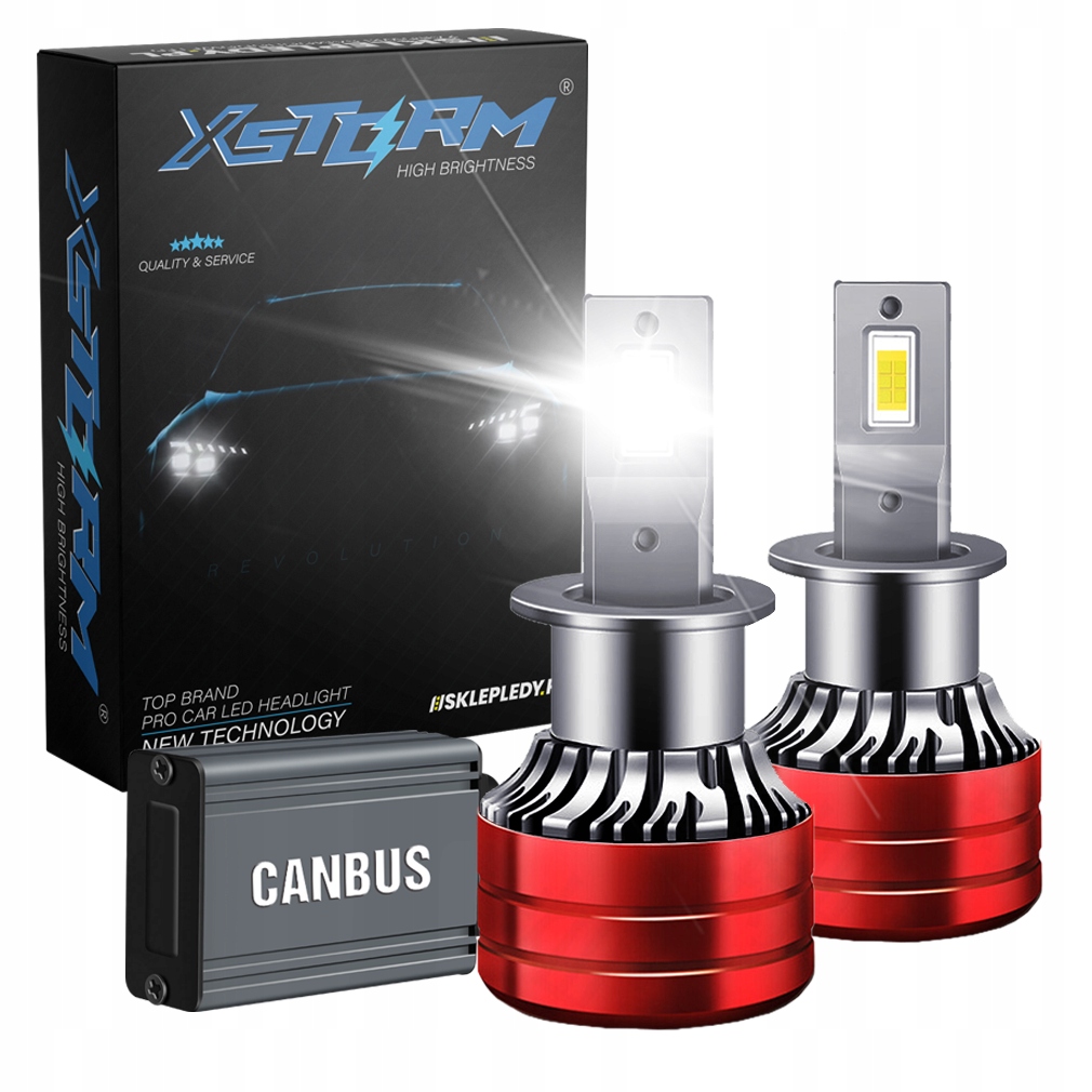 Žárovky H3 Led Xstorm 120W 22000LM Silné Canbus