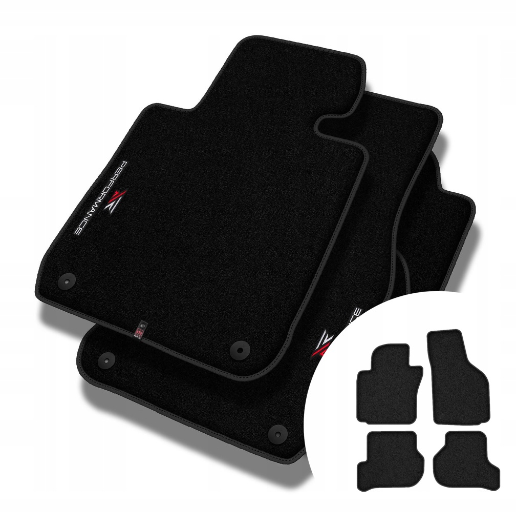 Velurové koberce Performance Premium pro Škoda Octavia II 2004-2008