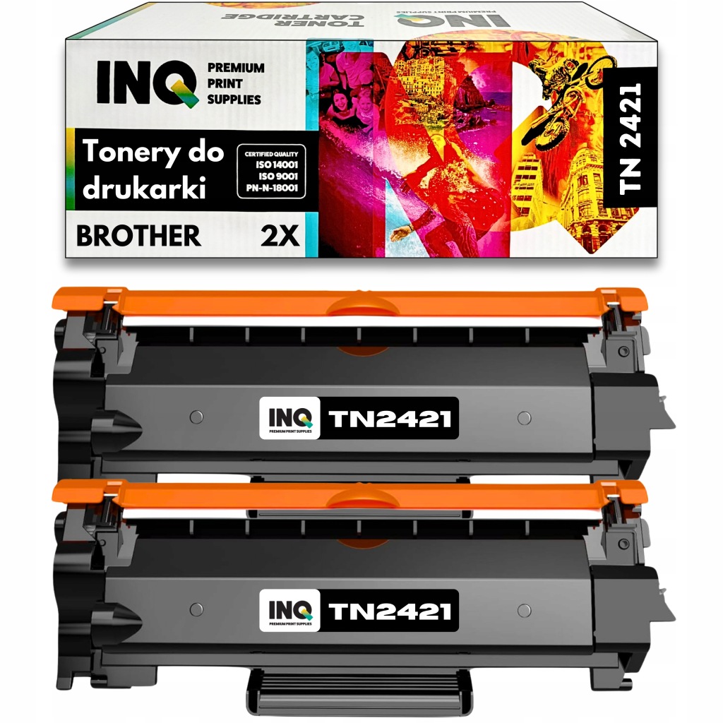 TN2421 Tonery do Brother Dwupak pro Mfc L2712DW L2532DW L3212D Ekonomické