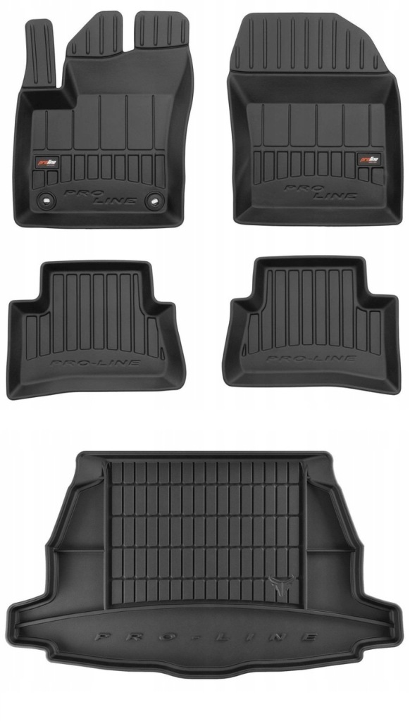 Set 3D gumové rohože Toyota C-hr 1 2016-2019