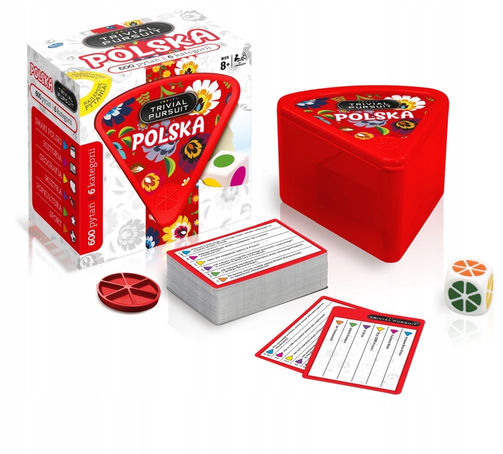 Trivial Pursuit Polsko Kvíz společenská rodinná párty desková hra