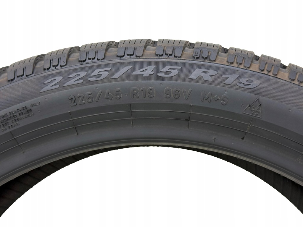 2 x Opony Pirelli Cinturato Winter WTC 2 225/45R19 M+S XL 96V Nowe — zdjęcie 7