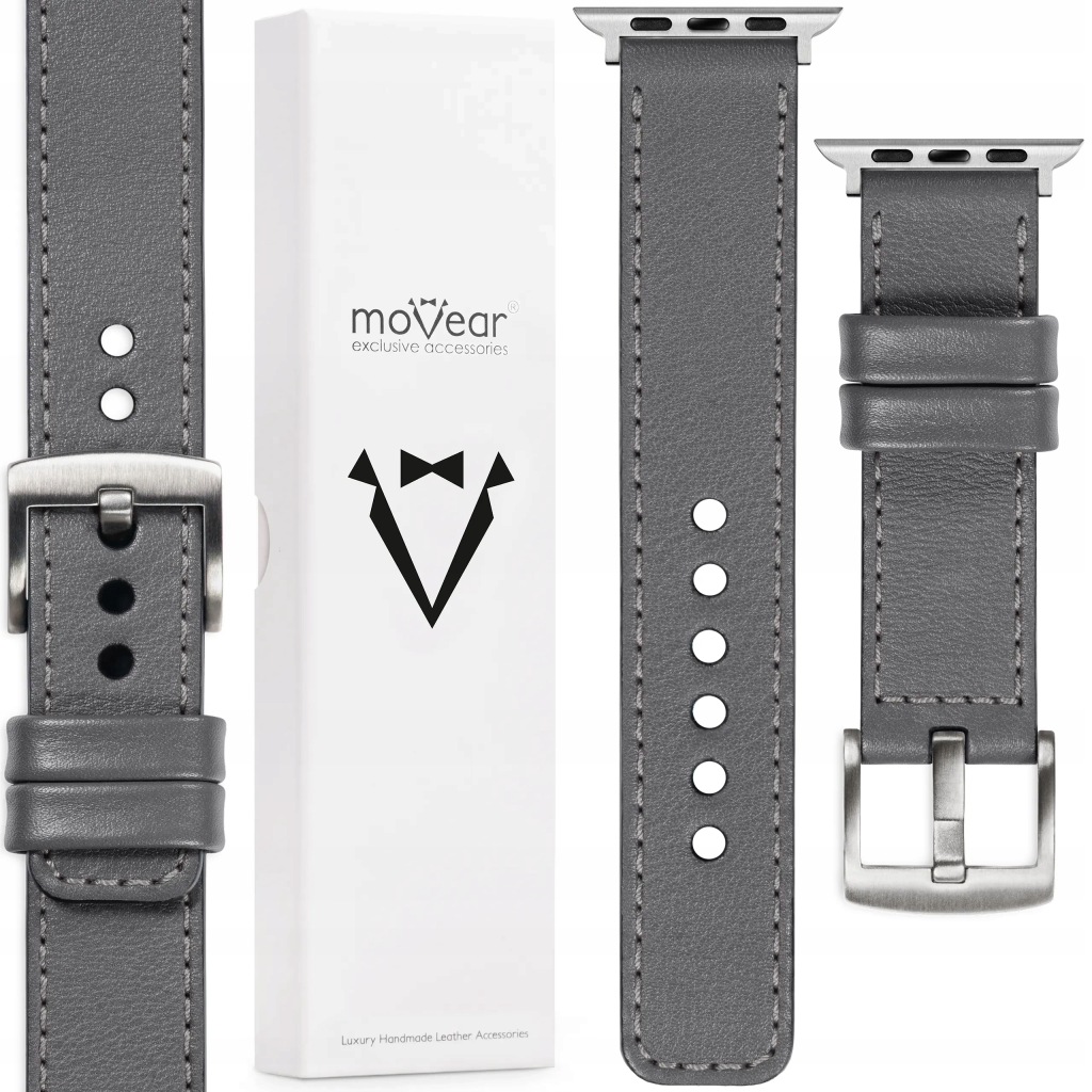 Prémiový kožený řemínek pro Apple Watch Ultra 10 9 8 7 6 5 Se Movear