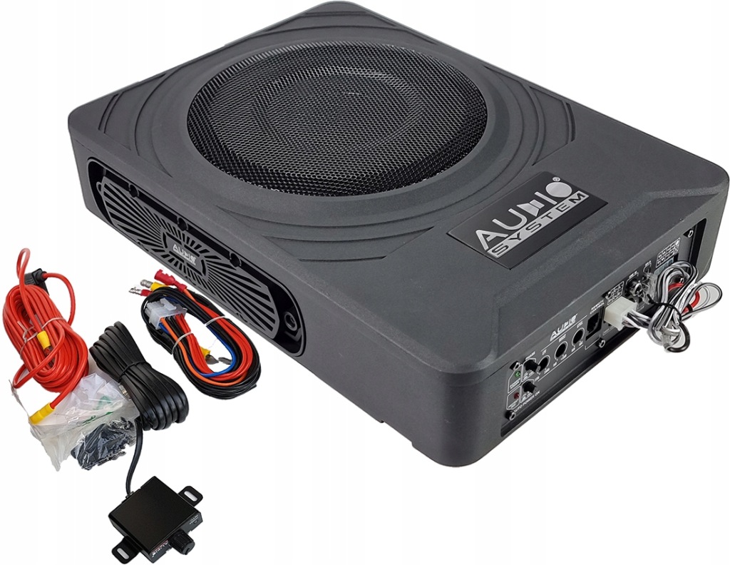 Audio System US08 Active Evo Subwoofer Aktivní subwoofer do auta Pod Sedadlo 225W Rms