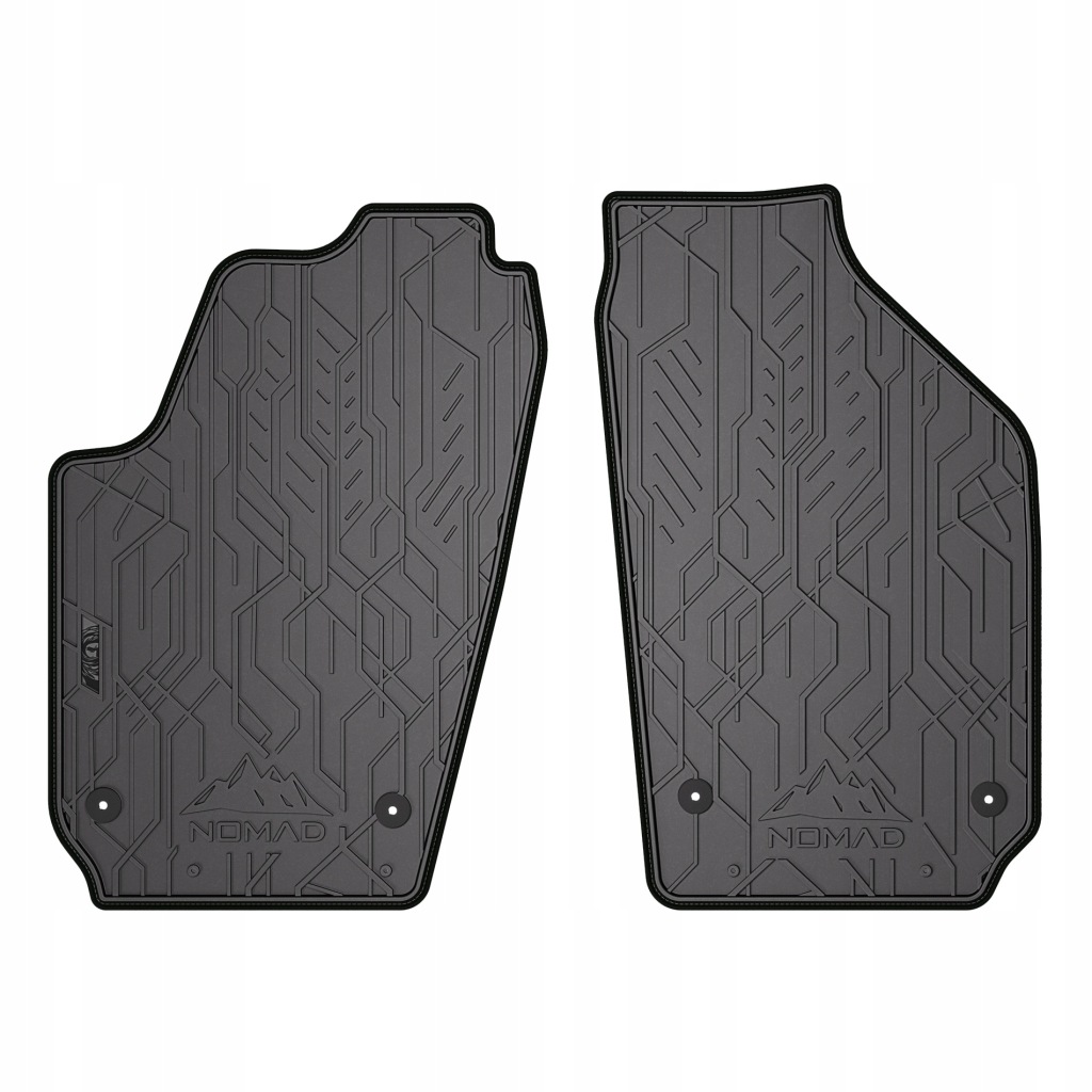 Gumové koberce Nomad Seat Ibiza III 2002-2008 černé